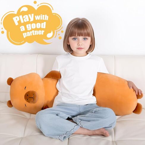 36inche Long Husky Body Throw Pillow Soft Husky Stuffed Animal Pillow for Kids, Cute Long Dog Stuffed Animal for Girls Girlfriend in Saudi Arabia