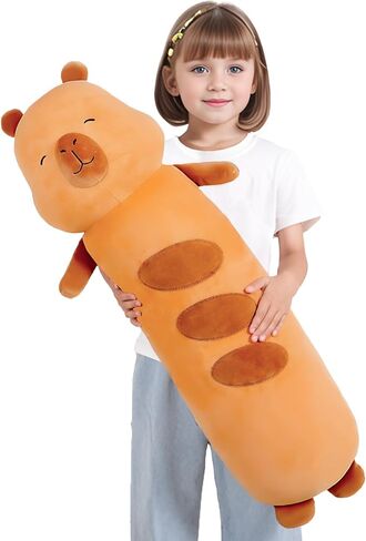36inche Long Husky Body Throw Pillow Soft Husky Stuffed Animal Pillow for Kids, Cute Long Dog Stuffed Animal for Girls Girlfriend in Saudi Arabia