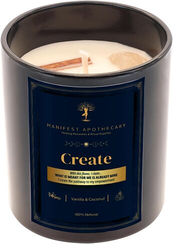 Healing Remedies & Ritual Supplies - Manifestation Candles - for Inspiration and Imagination - Blue (Create) in Saudi Arabia