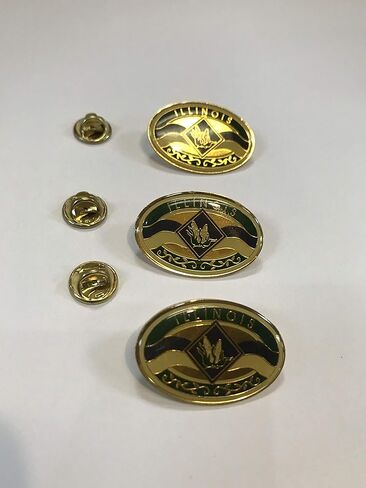 STATE Lapel Pins Hat Pins Collectible design 3 Pcs Set - States and City with colorful images and icons. in Saudi Arabia