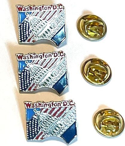 STATE Lapel Pins Hat Pins Collectible design 3 Pcs Set - States and City with colorful images and icons. in Saudi Arabia