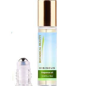 Botanical Beauty HIBISCUS FRAGRANCE OIL ROLL-ON 0.338 Fl.oz 10 ml Rollerball Perfume, Alcohol-Free, Long Lasting in Saudi Arabia