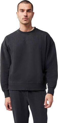 Fox Racing Men's Wordmark Oversized Fleece Crew Neck Sweatshirt in Saudi Arabia