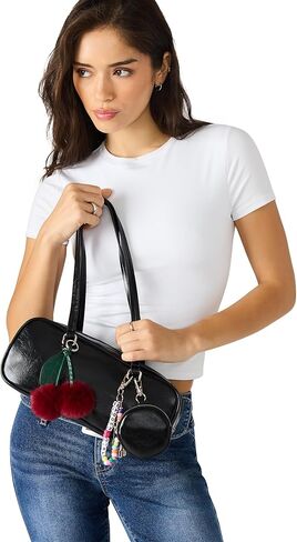 Madden Girl Women's AANDARNA Shoulder Bag, Black, Small in Saudi Arabia