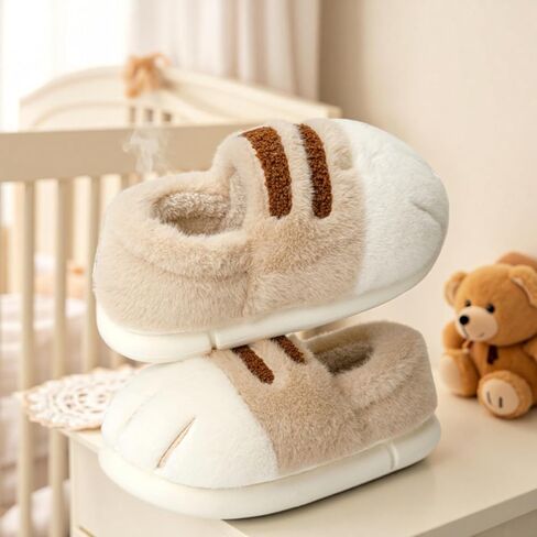 Cat Paw Women Slippers Fuzzy Plush Indoor House Shoes for Men Non Slip Cute Animal Claw Memory Foam Comfy Footwear Soft Warm Cozy Slides for Girls Adults Teen Gift Idea in Saudi Arabia