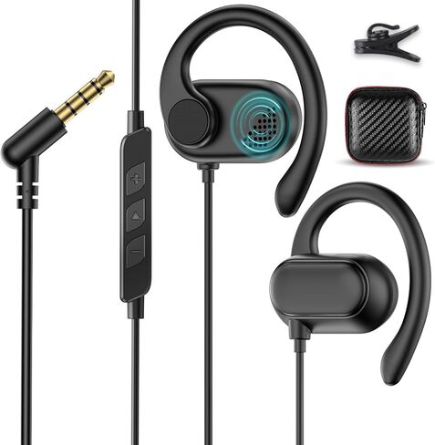 Open Ear USB C Headphones for Samsung S25 S24 Ultra S23 FE,Over Ear Buds USB Type C Earphones Wired with Adjustable Ear Hooks for iPhone 16 15 Pro Max,USB-C Headset for iPad 10 in Kuwait