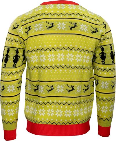 The Grinch Feeling Grinchy with Santa Hat Holiday Season Adult Ugly Christmas Sweater - Officially Licensed in Saudi Arabia