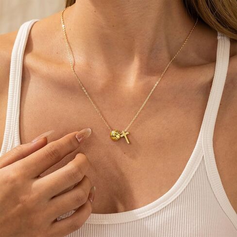 Softball Soccer Volleyball Necklace for Girls Teen Women, Sports Accessories Christmas Birthday Jewelry for Lovers in Kuwait