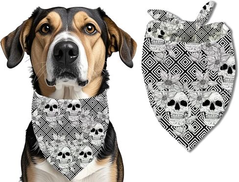 White Snow Christmas Dog Bandana, Funny Pet Scarf for Girl and Boy Dogs. Square Adjustable Scarf Dėcor Bandanas in Saudi Arabia