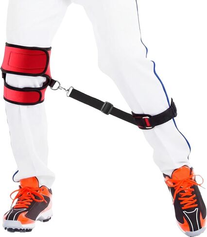 Wettarn Baseball Hitting Training Aid Softball Training Harness Baseball Practice Equipment for Stepping Out Leg Pulling Out Overstriding Lunging in Saudi Arabia