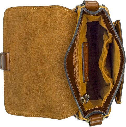 Patricia Nash Women's Lari Crossbody, Mango/Cognac 842, One size in Saudi Arabia