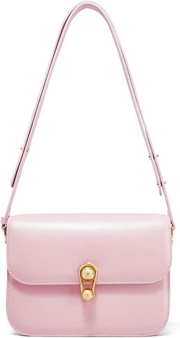 LA FESTIN Small Leather Purse Crossbody Bags For Women: Black Shoulder Handbags Crossbody Bag in Saudi Arabia