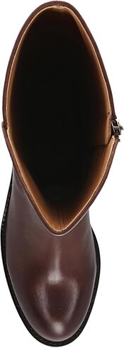 حذاء Frye Carson 2 Piping طويل وواسع للساق للنساء، جلد فاخر، تصميم أنيق، مقاس مريح، بني، خيارات المقاسات المتاحة in Kuwait