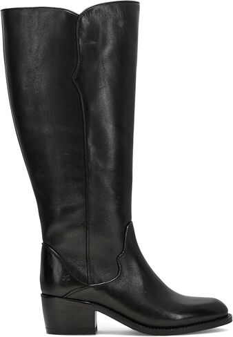 حذاء Frye Carson 2 Piping طويل وواسع للساق للنساء، جلد فاخر، تصميم أنيق، مقاس مريح، بني، خيارات المقاسات المتاحة in Kuwait