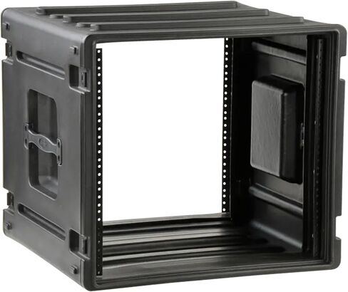 SKB Cases 8U rSeries Standard Roto Molded LLDPE Rack with Flush Carry Handles and Non-Slip Rubber Feet, Includes Rack Mount Screws in Kuwait