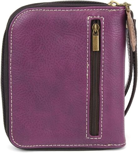 CHALA Charming Animal Theme Deluxe Zip around Wallet (Purple Boston Terrier) in Saudi Arabia