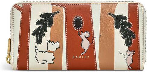 محفظة RADLEY London الخريفية للسيدات بسحاب جلدي كبير حول المحفظة القارية in Saudi Arabia
