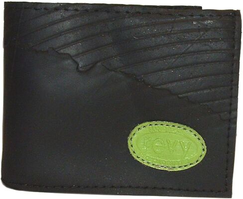 Recycled Rubber Tire Wallet with Logo - Fair Trade. in Saudi Arabia