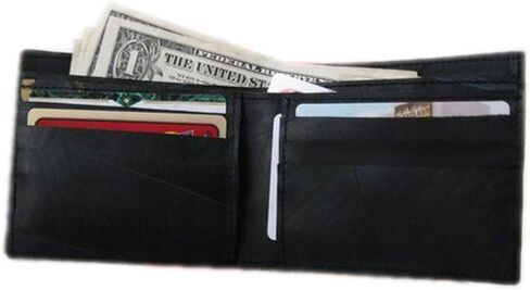Recycled Rubber Tire Wallet with Logo - Fair Trade. in Saudi Arabia