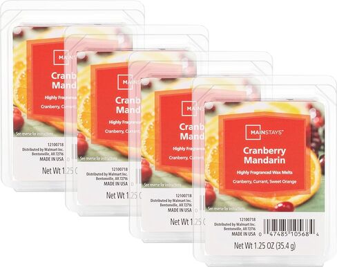 مكعبات شمع معطرة من مينستايز، 1.25 أونصة، 4 عبوات (الفانيليا) in Kuwait