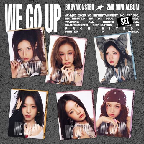 BABYMONSTER [WE GO UP] إصدار نمط الألبوم المصغر الثاني 'Psycho' (عشوائي) in Kuwait