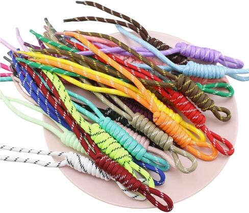 20/30 Pack Paracord Keychain Rope Bag Charms Colorful Braided Charms for Key Chain Purse Backpack Handbag in Saudi Arabia
