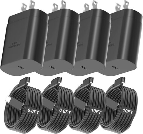 USB C Charger ، PD 25W شاحن سريع فائق لـ Samsung Galaxy S23/S23+/S23ULTRA/S22/S22+/S22ULTRA/S21/S21+/S21 ULTRA/S20/S20+/S20 ULTRA/ملاحظة 20/ملاحظة 20 ULTRA/NOTE10+ in Kuwait