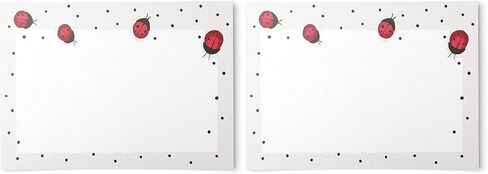 Dashleigh Ladybug Note Cards, A6, 4 x 6 inches, The Gift Collection, Set of 48 in Saudi Arabia