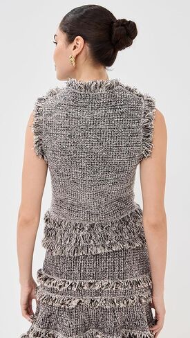 Ulla Johnson Women's Kassi Knit Tweed Sleeveless Top in Saudi Arabia
