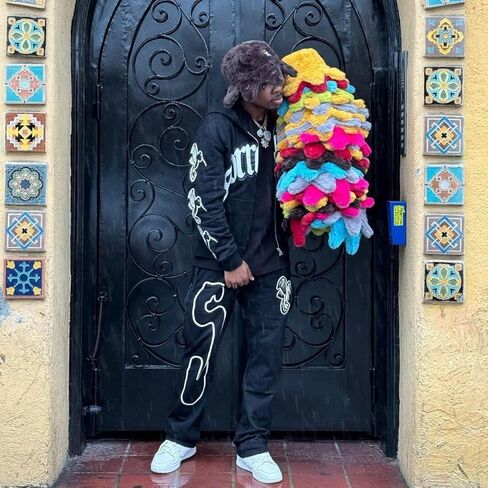 Faux Fur Fuzzy Bucket Hat Octopus Winter Plush Fluffy Warm Hat for Women Men Y2k Hat Grunge Accessories in Saudi Arabia