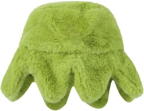 Faux Fur Fuzzy Bucket Hat Octopus Winter Plush Fluffy Warm Hat for Women Men Y2k Hat Grunge Accessories in Saudi Arabia