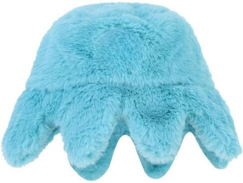 Faux Fur Fuzzy Bucket Hat Octopus Winter Plush Fluffy Warm Hat for Women Men Y2k Hat Grunge Accessories in Saudi Arabia