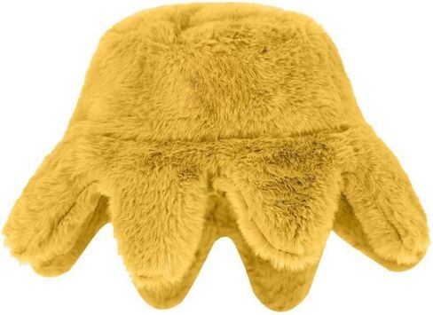 Faux Fur Fuzzy Bucket Hat Octopus Winter Plush Fluffy Warm Hat for Women Men Y2k Hat Grunge Accessories in Saudi Arabia