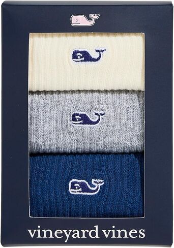 جوارب Vineyard Vines Classic Whale Athletic 3-Pack، أزرق بروسي، onesz in Saudi Arabia