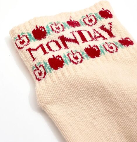 doublesoul Men & Women Days of the Week 5 Pack Quarter Socks; Organic Cotton in Saudi Arabia