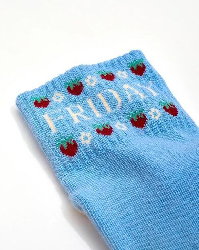 doublesoul Men & Women Days of the Week 5 Pack Quarter Socks; Organic Cotton in Saudi Arabia
