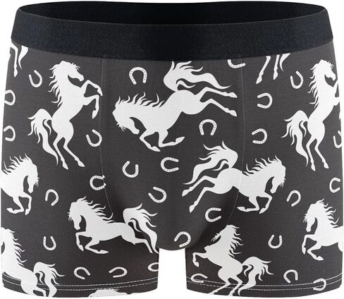 ZZKKO Men's Underwear Briefs Horse Standing Men's Boxer Briefs,Trunks Underwear for Men S-XXL in Saudi Arabia