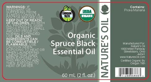 زيت شجرة التنوب الأسود النقي بنسبة 100% من الدرجة العلاجية من Nature's Oil، 60 مل in Saudi Arabia