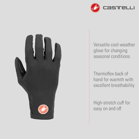 CASTELLI Men’s Lightness 2 Glove, Breathable Versatile Cool-Weather Insulated Road Cycling & Biking Glove with Excellent Grip in Saudi Arabia