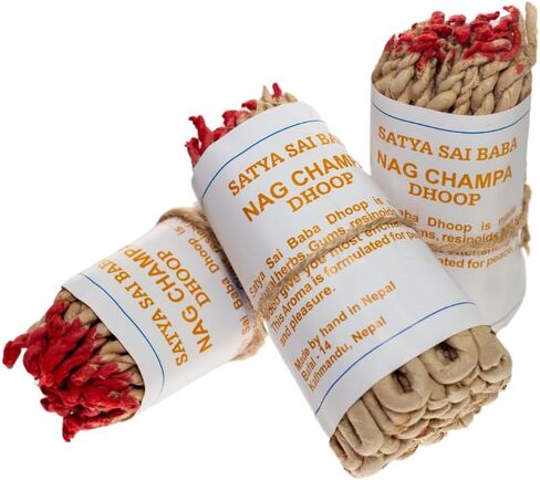 Down to Earth Handmade Nag Champa Rope Incense – 40-50 Ropes per Bundle, 3.5"-4" Long – Traditional Himalayan Incense from Nepal for Meditation, Relaxation, Yoga, Spiritual Healing & Aromatherapy in Saudi Arabia