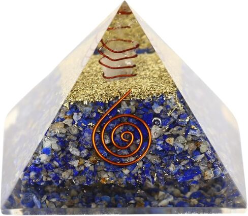 Golden Quartz Gemstone Pyramid – 100% Natural Crystal for Manifestation, Energy Healing, Clarity, Empowerment & Positive Vibes – Reiki, Meditation, Chakra Balancing Spiritual Decor Gift in Saudi Arabia
