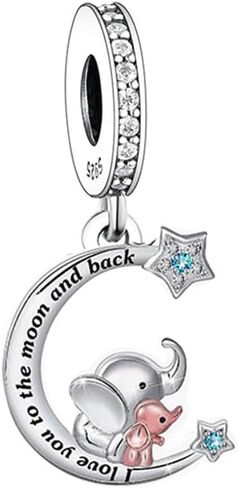 الحصان المهر البطريق السلحفاة الباليه الأخت البقرة أمي الفيل الموسيقى ارتفع الذهب الحب القلب كريستال الخرزة قلادة 925 الفضة الاسترليني تتدلى متوافق مع لحظات باندورا سحر سوار in Kuwait