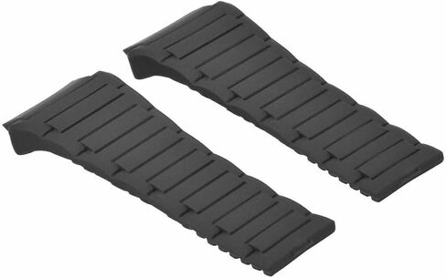 Ewatchparts 23mm Silicone Rubber Watch Band Strap Compatible With Porsche Watch Black in Saudi Arabia