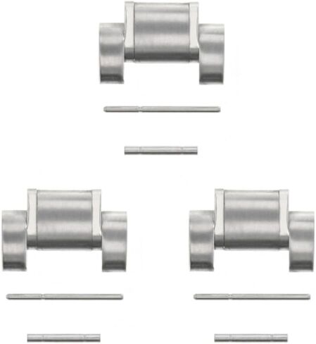 Ewatchparts 3 Pcs 18mm Link 1998/84 1610/930 1612/932 Compatible With Omega Seamaster Speedmaster Steel in Saudi Arabia