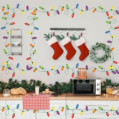 3 أوراق عيد الميلاد جدار الشارات عيد الميلاد نافذة التشبث ملصق DIY شجرة عيد الميلاد ملصقات الحائط القابلة للإزالة لغرفة المعيشة في فصل الشتاء عيد الميلاد عطلة الديكور (النمط الكلاسيكي) in Saudi Arabia
