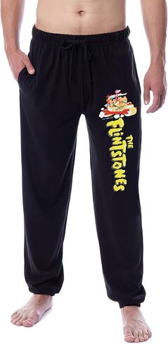 The Flintstones Mens' Vintage Cartoon Characters Sleep Jogger Pajama Pants in Saudi Arabia