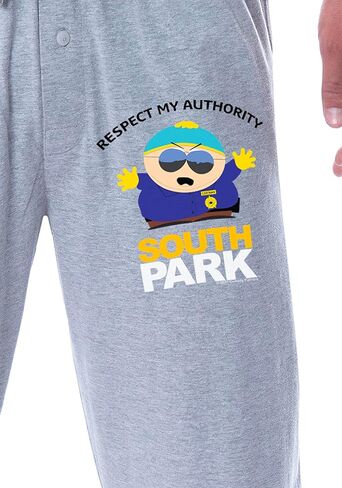 بنطال بيجامة رجالي من CBS South Park TV Cartman سوف تحترم My Authority in Kuwait
