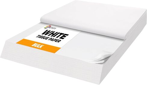 Simetufy 600 SHOETS BITER TISSUE PAPER BAPK ، 20 "× 30" لوازم التعبئة للتنقل والتعبئة ، وورق الأنسجة الغلاف الهدايا لأكياس الهدايا ، وحفلات الزفاف ، وعيد الميلاد ، والعطلات ، وديكور عيد الميلاد الحرف in Kuwait