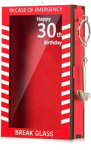 Chunful 1 Pcs Funny Emergency Box with Hammer - Birthday Gift Women & Men, Break in Case of Emergency Box, Wooden Boxes for Cash, Personalized Prank Gag Gift, Funny Desk Decor(18th Birthday) in Saudi Arabia