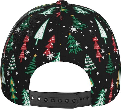 Cute Christmas Winter Snowflake Baseball Cap for Women Men Adjustable Snapback Hat Holiday Xmas Hats Caps in Saudi Arabia